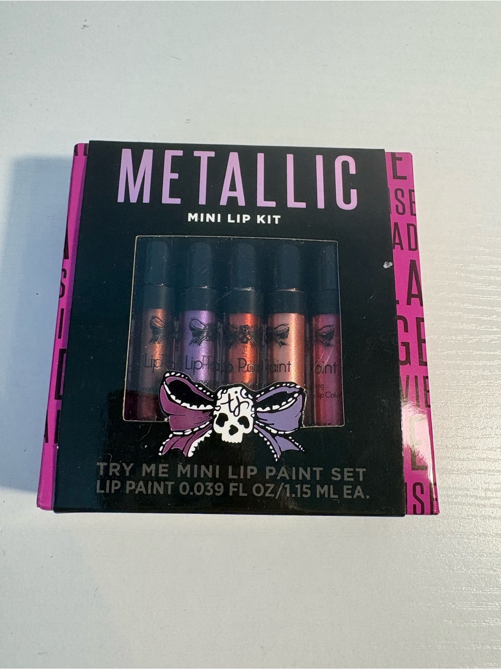 Tattoo Junkee Metallic Mini Lip Kit NIB